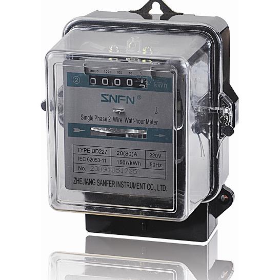 DD118 Single Phase Long Life Electrical Meter 